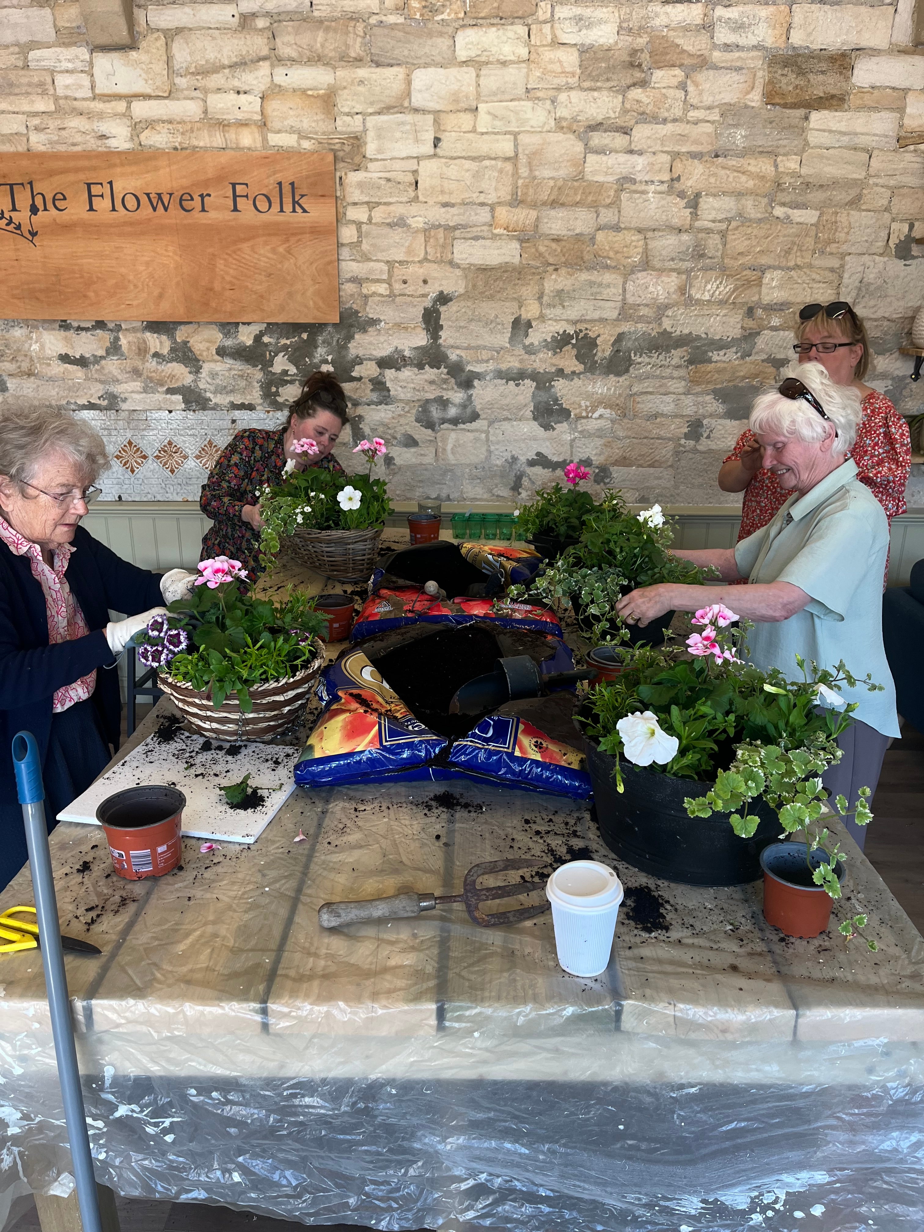 Hanging basket and planter drop in class. Sunday 17th May 2026 11am-1pm